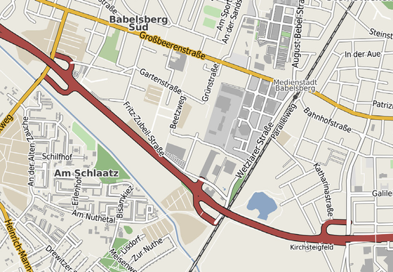 Kartenvorschau Babelsberg
